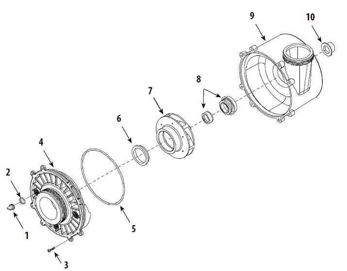 28 Waterway Pump Parts Diagram - Wiring Database 2020